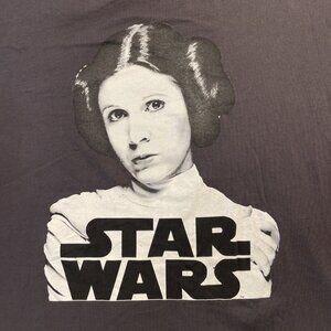 Women's Medium Black H&M Star Wars Princess Leia T-Shirt